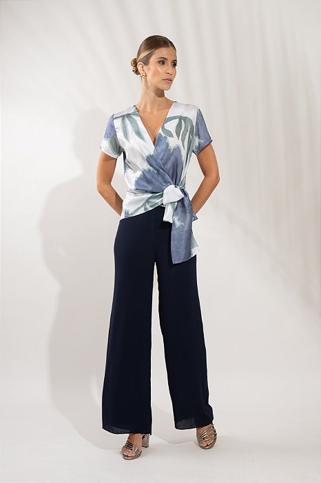 Calça Pantalona Marinho