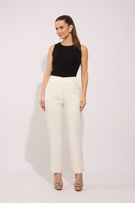 Calça Lina Off White