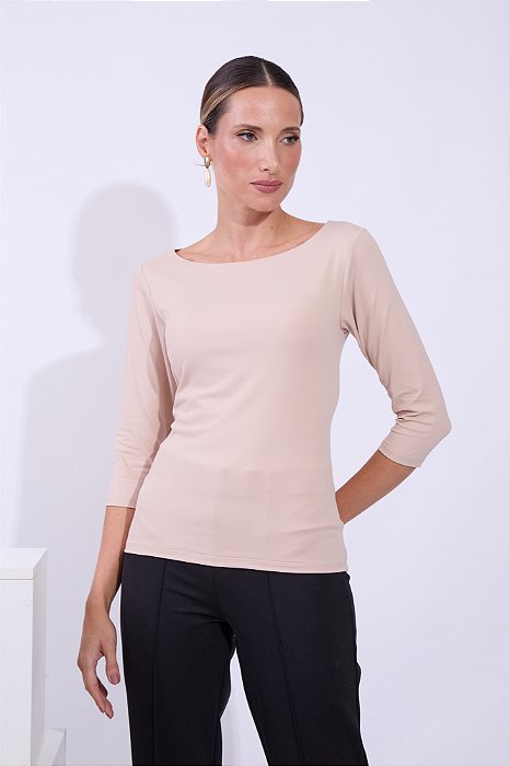 Blusa Elle Nude