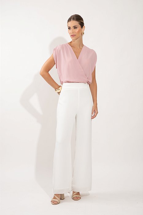 CALÇA PANTALONA BRANCA