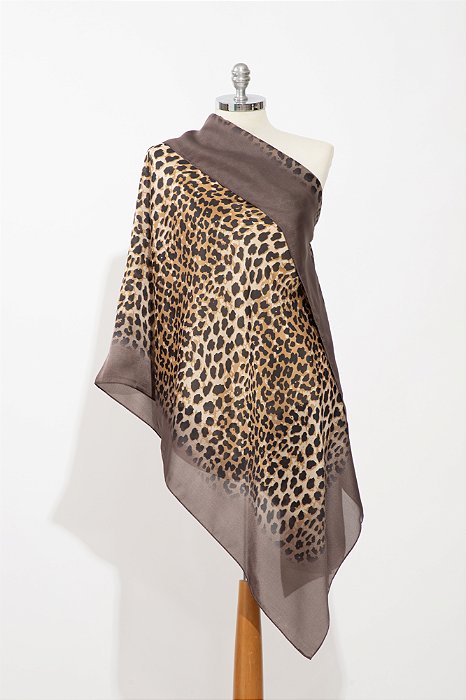 Lenço Animal Print Safari