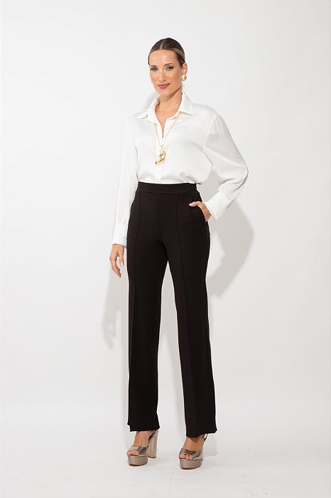 Calça Alfaiataria Malha Paty