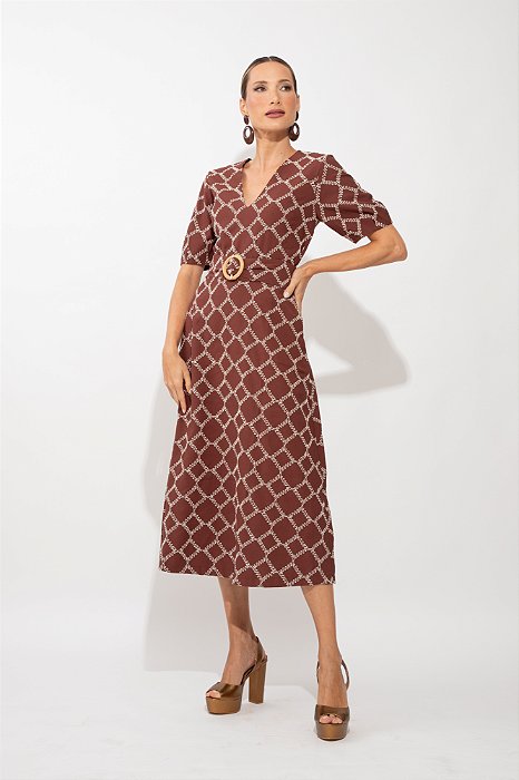 Vestido Tubo Bordados Patrice