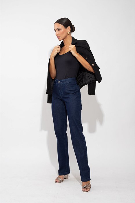 CALÇA CLASSIC JEANS MARINHO