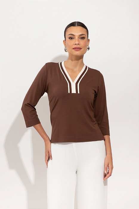 BLUSA LIZZY CAFÉ