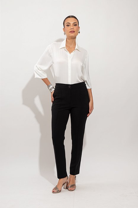 CALÇA MALHA ALFAIATARIA SANY PRETO