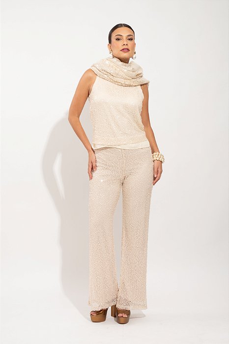 CALÇA VITTORIA PEROLA