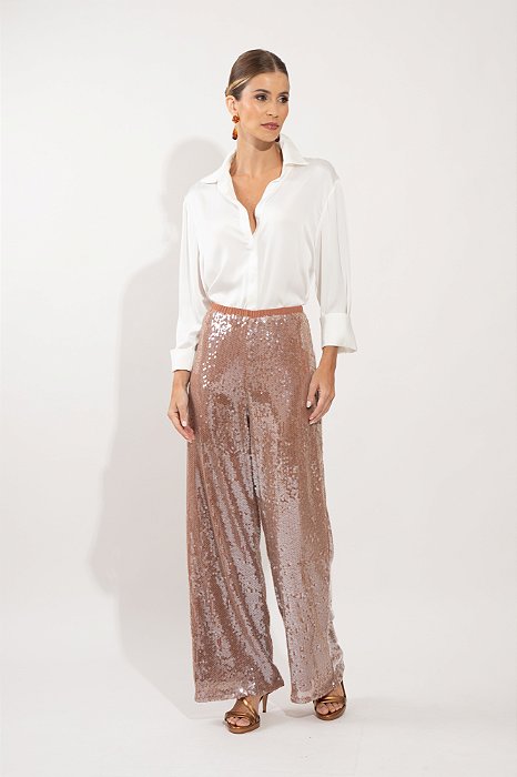 CALÇA CLAY CHAMPAGNE