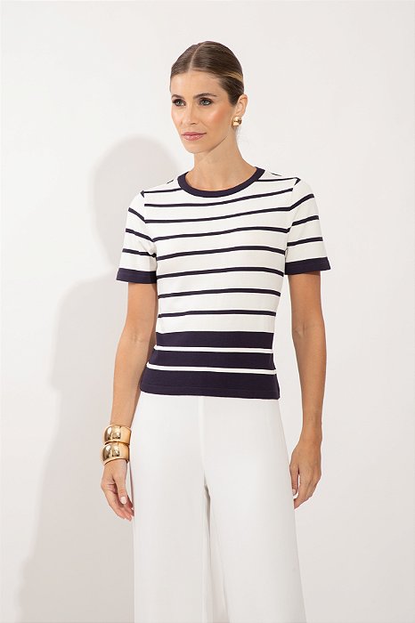 BLUSA CAPRI LISTRAS
