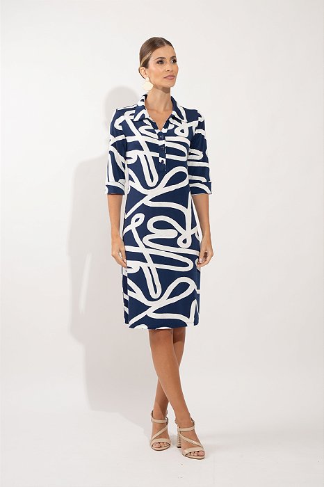 VESTIDO DONNA MARINHO