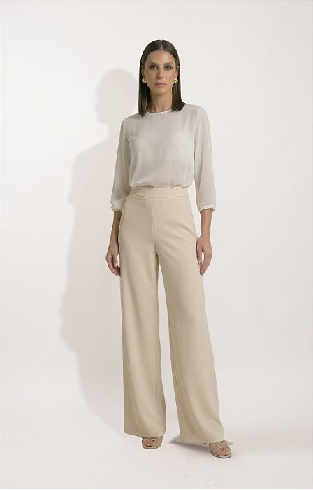 CALÇA PANTALONA AREIA