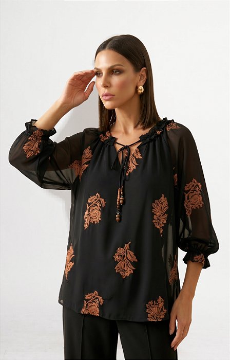 BLUSA ULLA ESTAMPA