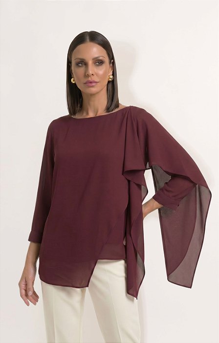 BLUSA IZA BORDAUX