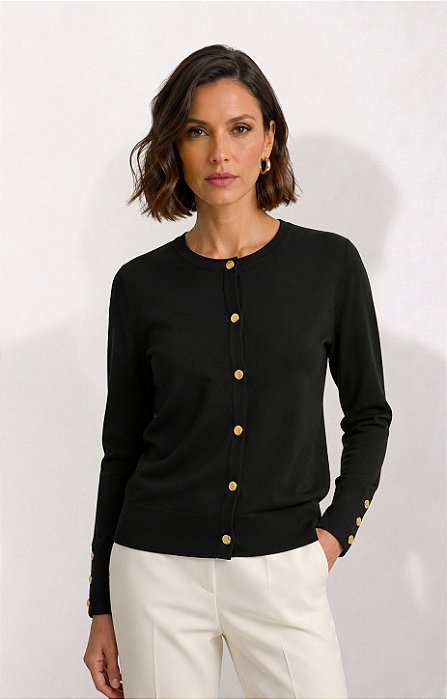 CARDIGAN LORIS PRETO
