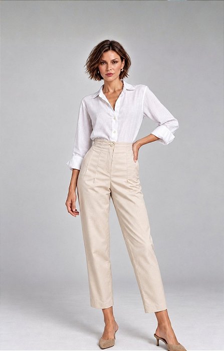 CALÇA VERANO CREME