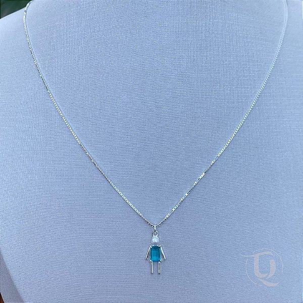 Colar 1  filho de pérola prata 925