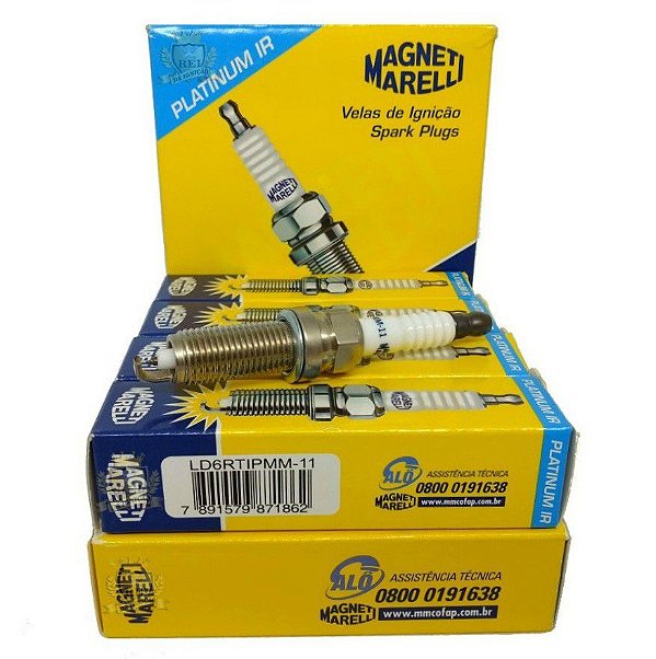 MAGNETI MARELLI LD6RTIPMM11 VELA DE IGNIÇÃO PLATINUM IR 4 VELAS