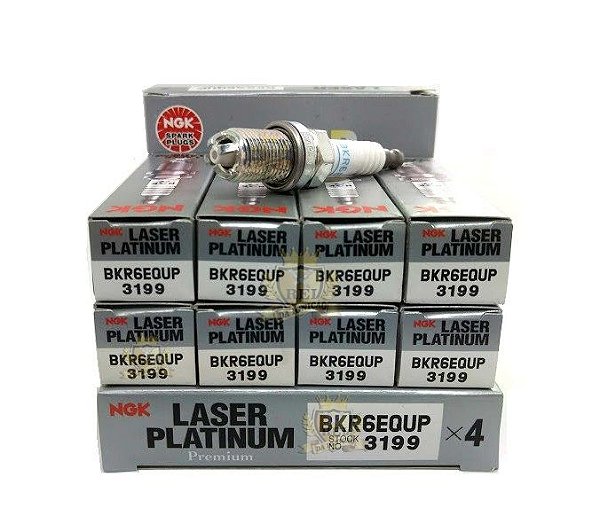 NGK BKR6EQUP VELA DE IGNIÇÃO  LASER PLATINUM 8 VELAS