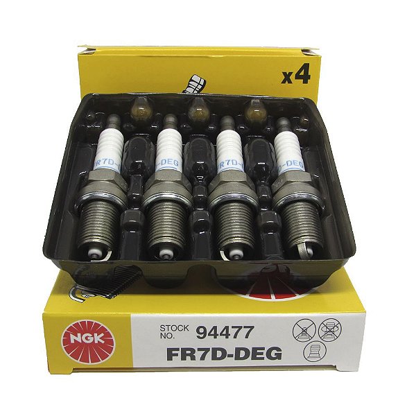 NGK FR7DDEG VELA DE IGNIÇÃO 4 VELAS