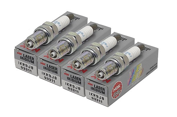 NGK IKR9J8 VELA DE IGNIÇÃO LASER IRIDIUM 4 VELAS