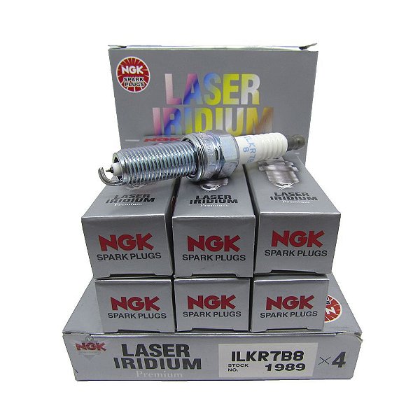 NGK ILKR7B8 VELA DE IGNIÇÃO LASER IRIDIUM 6 VELAS