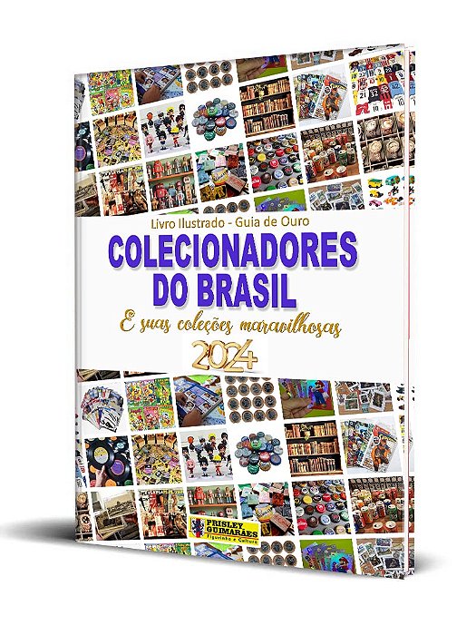 Álbum Guia de Ouro COLECIONADORES DO BRASIL - CAPA DURA