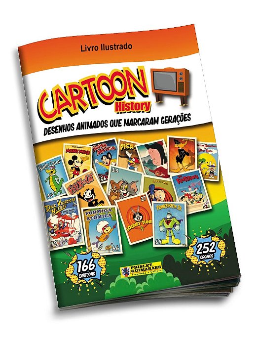 Livro Ilustrado Cartoon History - A história dos desenhos animados