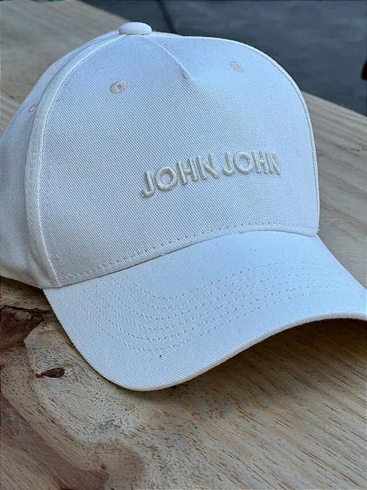 Camiseta John John Logo Off-White - Compre Agora