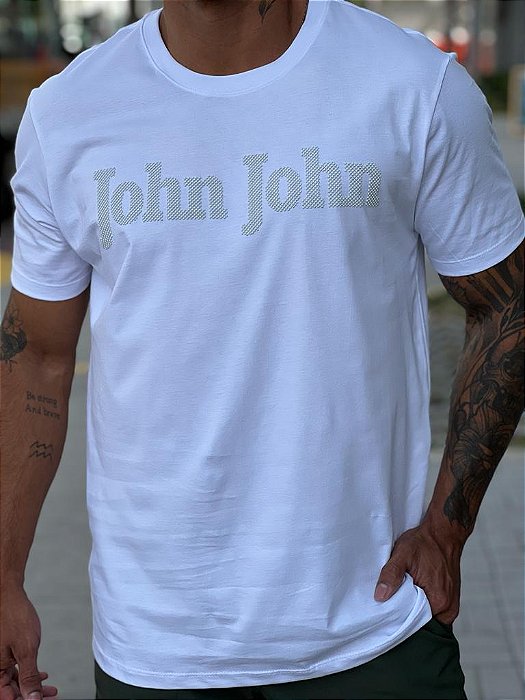 Camiseta John John Logo Azul