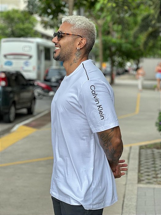 Camiseta calvin klein azul clearance