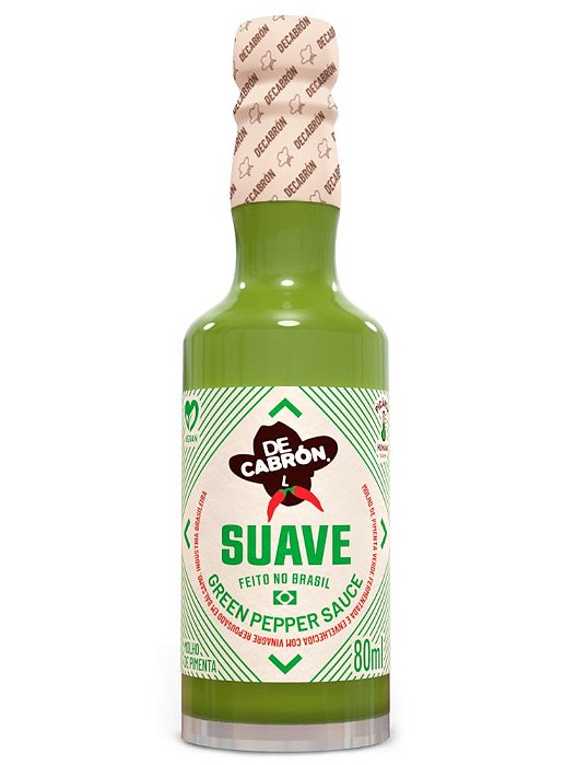 Molho pimenta suave verde 80ml Decabron
