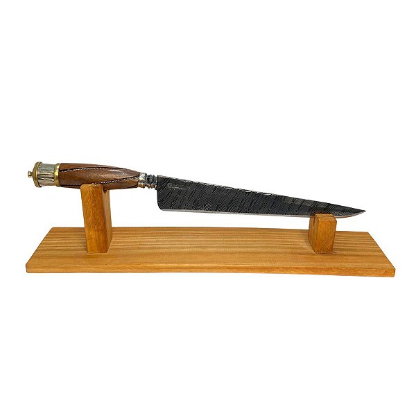 Faca D'Avila Aço Damasco 10'' Cabo Retovado Especial