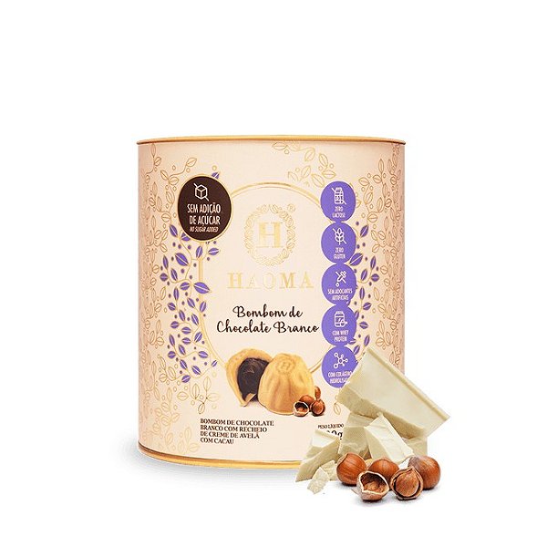 Haoma Bombom de Chocolate Branco 200G