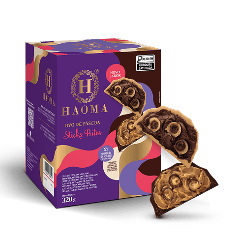 Ovo de Páscoa Haoma Sticks Bites