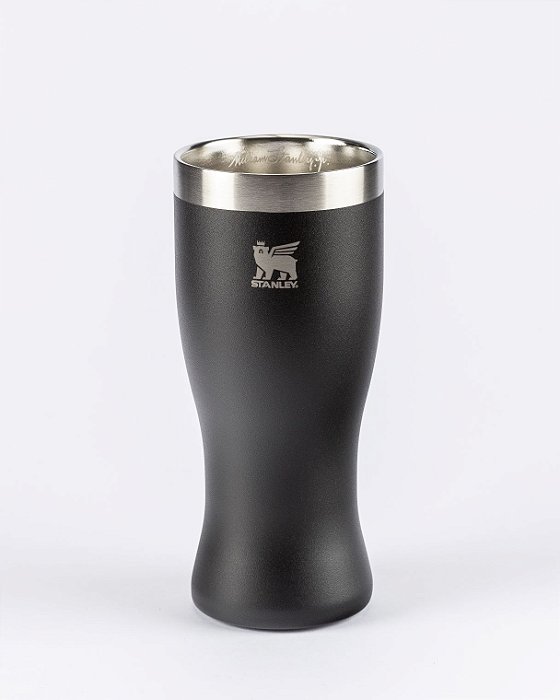 Pilsner Glass Happy Hour Stanley Foundry Black 444ml