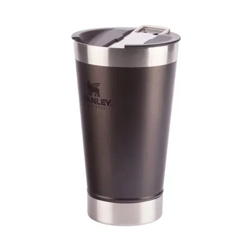 Copo term Stanley com tampa charcoal 473ml