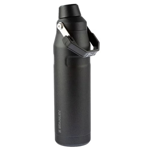 GARRAFA PRETA BLACK AEROLIGHT FAST FLOW STANLEY MATTE 710 ML 8202