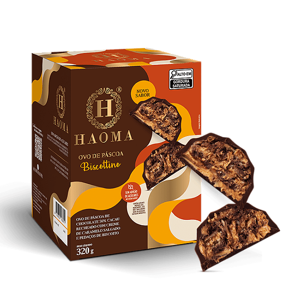 OVO DE PASCOA BISCOTTINO 320G HAOMA