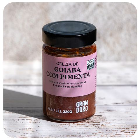 GELEIA GOIABADA COM PIMENTA 220G GRAN DORO