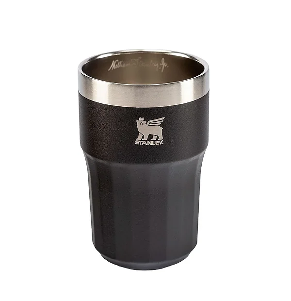 PRETO BEER TUMBLER HAPPY HOUR STANLEY  FOUNDRY BLACK 384 ML 8197