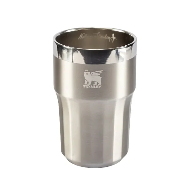 INOX BEER TUMBLER HAPPY HOUR STANLEY STAINLESS STEEL 384 ML 8199