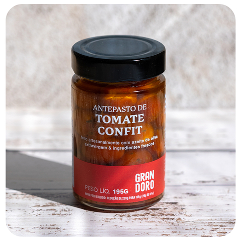 ANTEPASTO DE TOMATE CONFIT 195G GRAN DORO