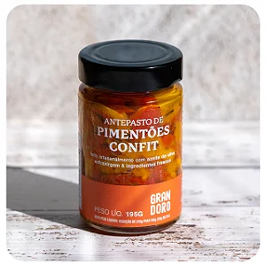 ANTEPASTO DE PIMENTOES CONFIT GRAN DORO