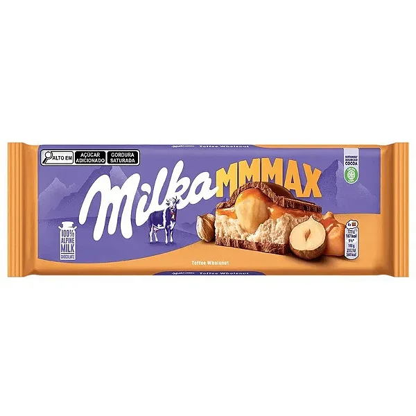 CHOC MILKA MMMAX TOFFE GANZNUSS 300G