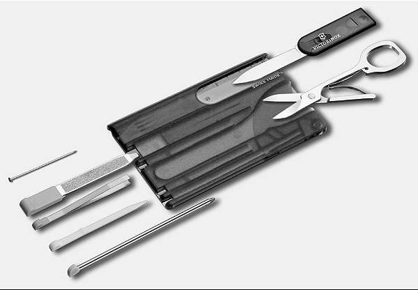 Canivete Victorinox Swisscard preto 0.7133.T3