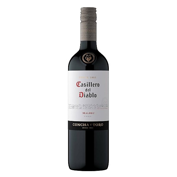 VINHO TINTO CASILLERO DEL DIABLO MALBEC 750ML