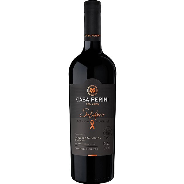 VINHO CASA PERINI SOLIDARIO CABERNET MERLOT TINTO SECO 750ML
