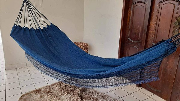 Rede de Dormir Jeans Azul