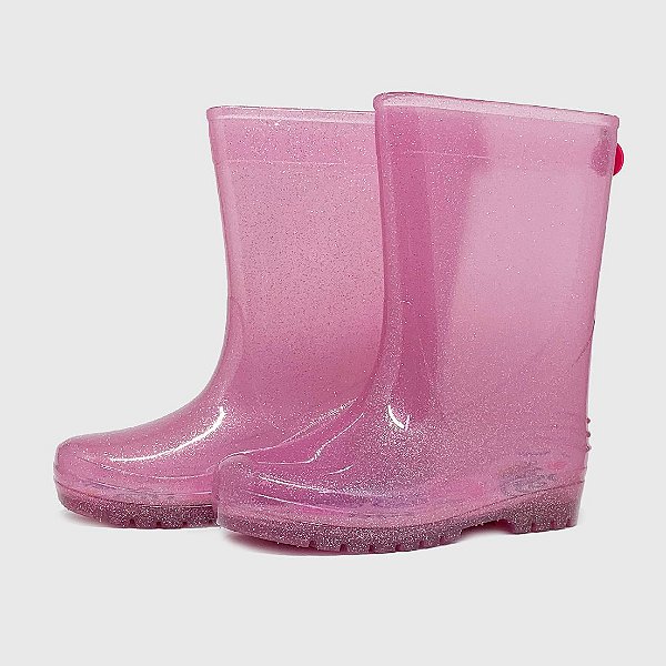 Galocha KidSplash! Slim Glitter Rosa Claro