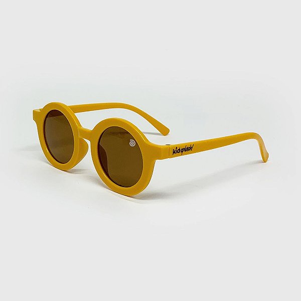 Óculos de Sol Infantil Eco com Proteção UV400 Mostarda